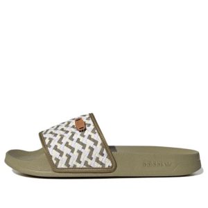 (WMNS) adidas Originals Adilette Lite Slides 'Olive Strata White' FZ5592
