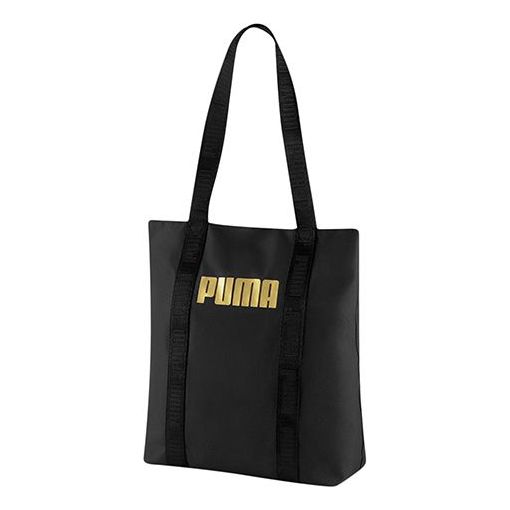 (WMNS) PUMA Core Base Shopper Bag 'Black Gold' 076948-01