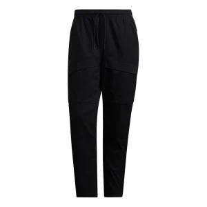 Men's adidas St Wv Cargo Pnt Casual Sports Lacing Breathable Long Pants/Trousers Black H39250