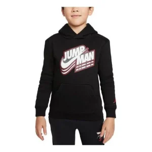 (GS) Nike Jump-man Hoodie 'Black' DQ3843-010