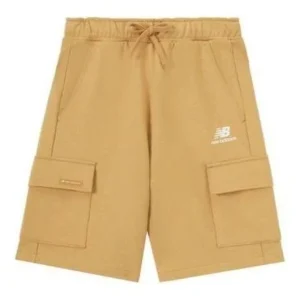 New Balance Logo Cargo Shorts Asia Sizing 'Khaki' AMS32367-BYC