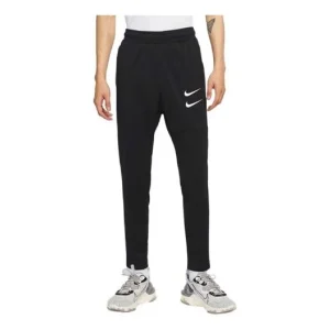 Nike Sportswear Swoosh Knnitted Sports Trousers Black CU3899-010