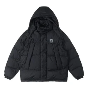 Converse Premium Short Down Detachable Jacket Asia Sizing 'Black' 10025253-A03