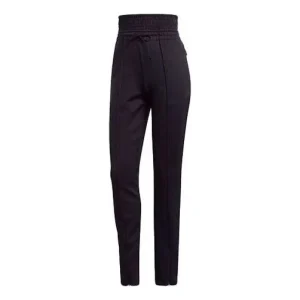 (WMNS) adidas High-Waisted Slim Pants 'Black' FP7971