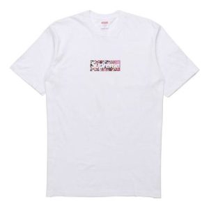 Supreme SS20 Week 9 x Takashi Murakami x FRIDAY US ONLY COVID19 Relief Box Logo T-Shirt 'White' SUP-SS20-590