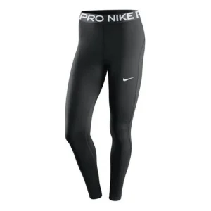 (WMNS) Nike Pro Running Training Quick Dry Sports Gym Pants/Trousers/Joggers Black CZ9780-010