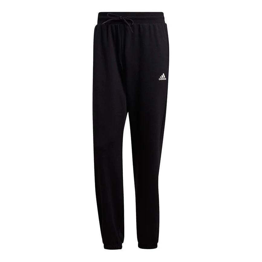 adidas Pant M Logo Casual Breathable Lacing Sports Black H61156