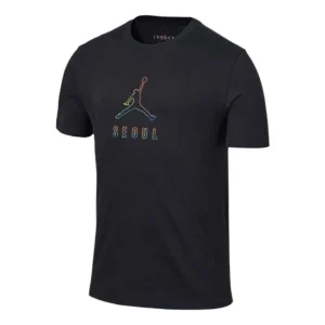 Air Jordan Seoul Map T-Shirt 'Black' DX5964-010