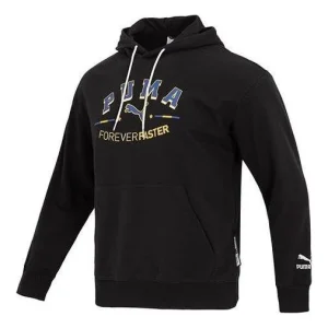 PUMA Team Graphic Hoodie 'Black' 622274-01