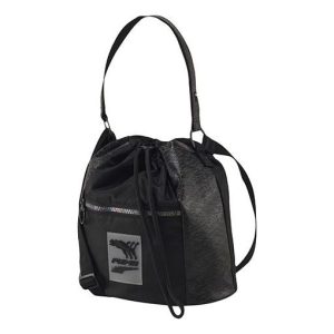 (WMNS) PUMA Prime Time Bucket Bag 'Black' 077403-01