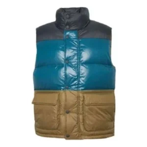 Converse Down Quilted Vest Asia Sizing 'Olive Metallic Green' 10017093-A01