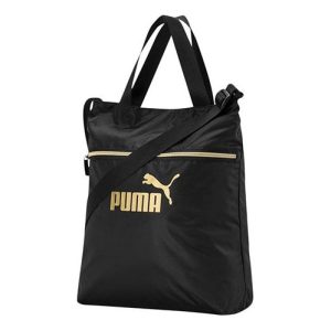 (WMNS) PUMA Seasonal Shopper Bag 'Black Gold' 076574-01