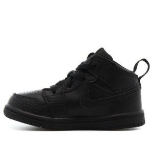 (TD) Air Jordan 1 Mid 'Triple Black' 640735-090