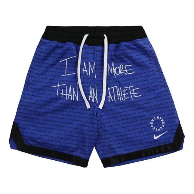 Nike x UN MTAA Hoodie lebron Crossover Series Sports Basketball Shorts Blue CT6125-433