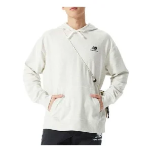 New Balance Essentials Unissentials Sweat Pullover Hoodie Asia Sizing 'Sea Salt Heather' UT21500-SAH