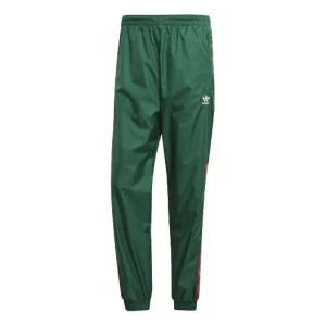 adidas originals Alphabet Logo Loose Bundle Feet Sports Pants Green GE0843