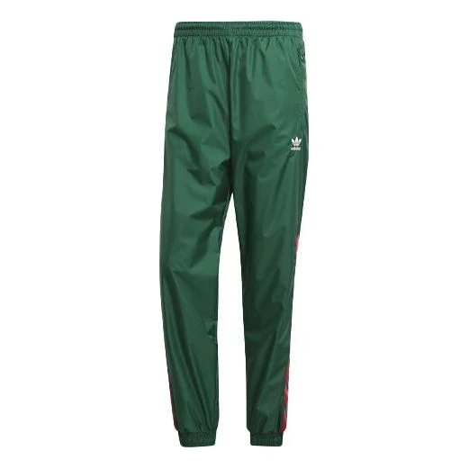 adidas originals Alphabet Logo Loose Bundle Feet Sports Pants Green GE0843