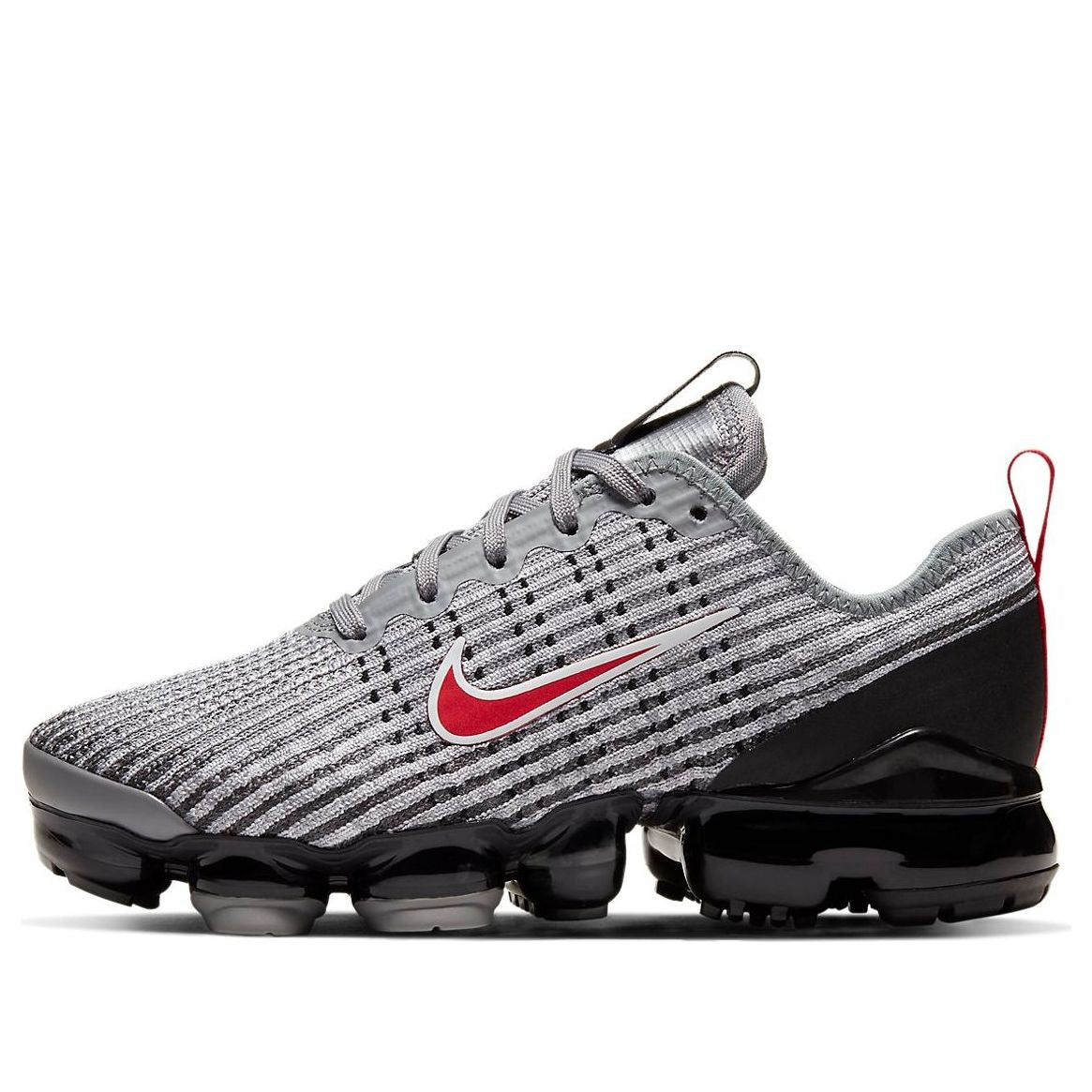 (GS) Nike Air VaporMax Flyknit 3 'Particle Grey University Red' BQ5238-006
