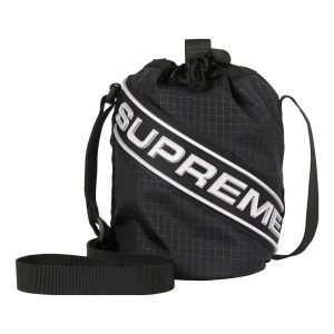 Supreme FW23 Small Cinch Pouch 'Black' SUP-FW23-0823