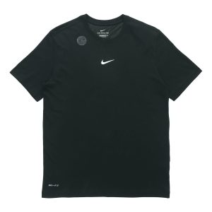 Nike Dri-fit Training Athleisure Casual Sports Round Neck Short Sleeve Black DM3121-010