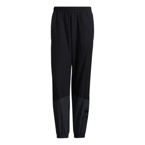 Men's adidas Si Wov Pnt Colorblock Alphabet Bundle Feet Sports Pants/Trousers/Joggers Black GT6360