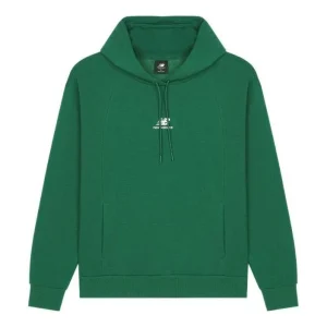 (WMNS) New Balance Hoops Fleece Hoodie Asia Sizing 'Green' AWT23341-NWG