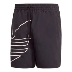 adidas originals Solid Color Sports Shorts Black GE0802