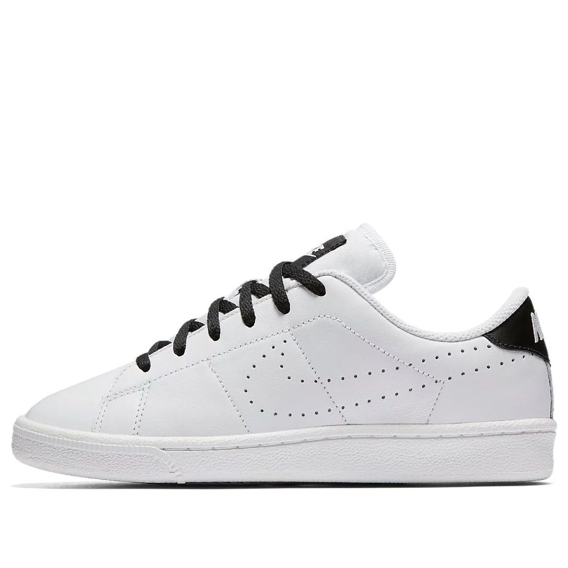 (GS) Nike Tennis Classic PRM 'White Black' 834123-101
