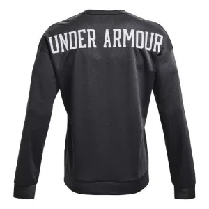 Men's Under Armour Recover Round Neck Training Loose Sports Gray 1361757-001