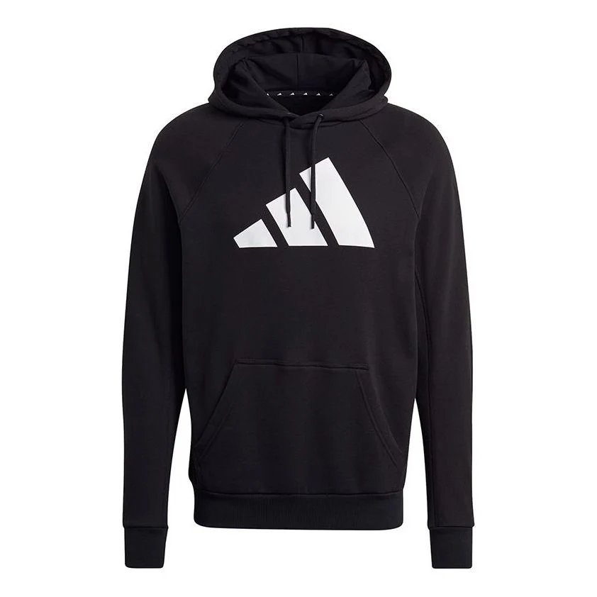 adidas M Fi Hood Casual Sports hooded Pullover Black GM6458
