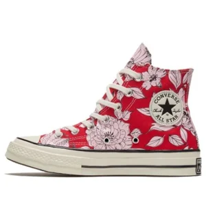 (WMNS) Converse Chuck 70 Hi 'Vintage Floral - University Red' 568373C
