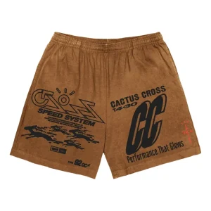 Travis Scott Cactus Jack 92CC Shorts 'Brown' TC-372