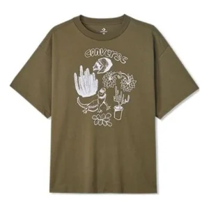 Converse Desert Neighbors Tee Asia Sizing 'Olive Green' 10023791-A02