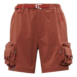 Nike x ACG Embroidered Logo Lacing waterproof Multiple Pockets Shorts Red DH8348-670