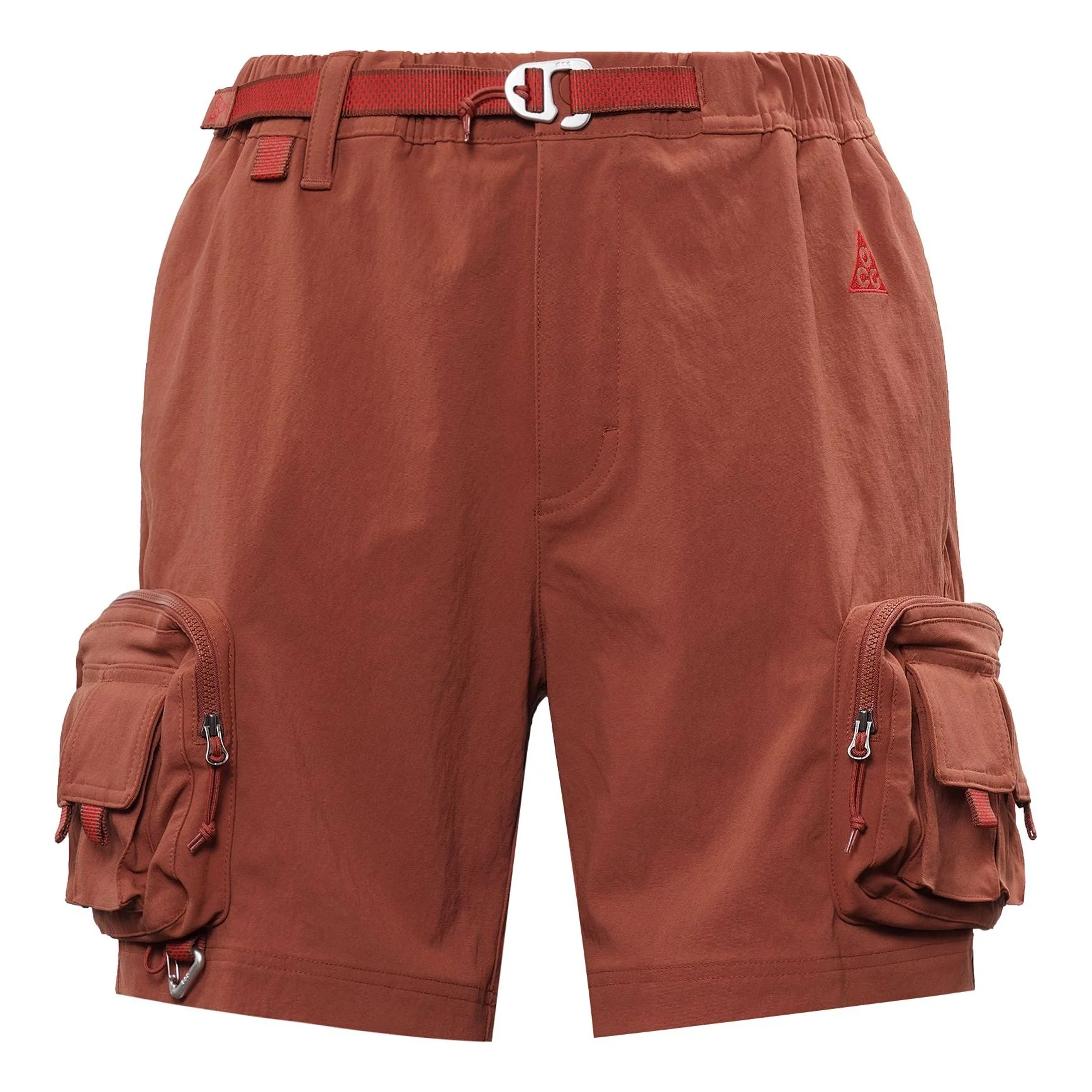 Nike x ACG Embroidered Logo Lacing waterproof Multiple Pockets Shorts Red DH8348-670