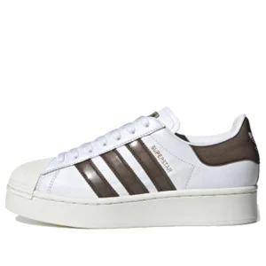 (WMNS) adidas BlackPinkadidas originals Superstar Bold 'White Brown' FV3356