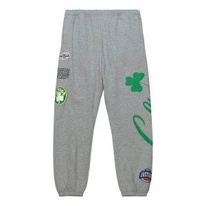 Mitchell & Ness x NBA Team Origins Fleece Pants 'Boston Celtics' PSWP4850-BCEYYPPPGYHT