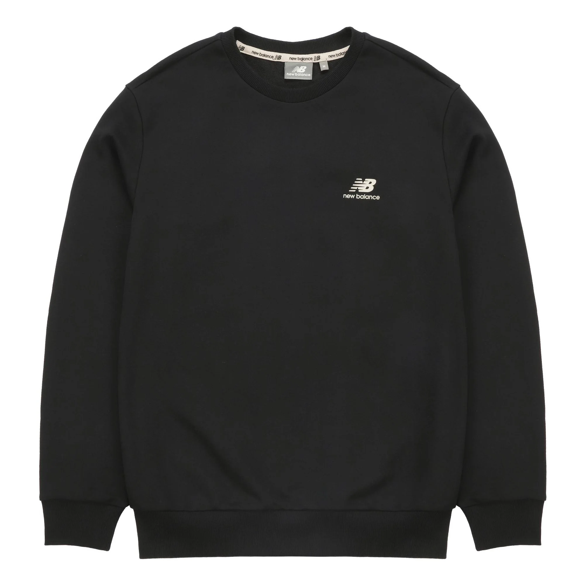 New Balance Athleisure Casual Sports Round Neck Pullover Long Sleeves Black 5CB33223-BK
