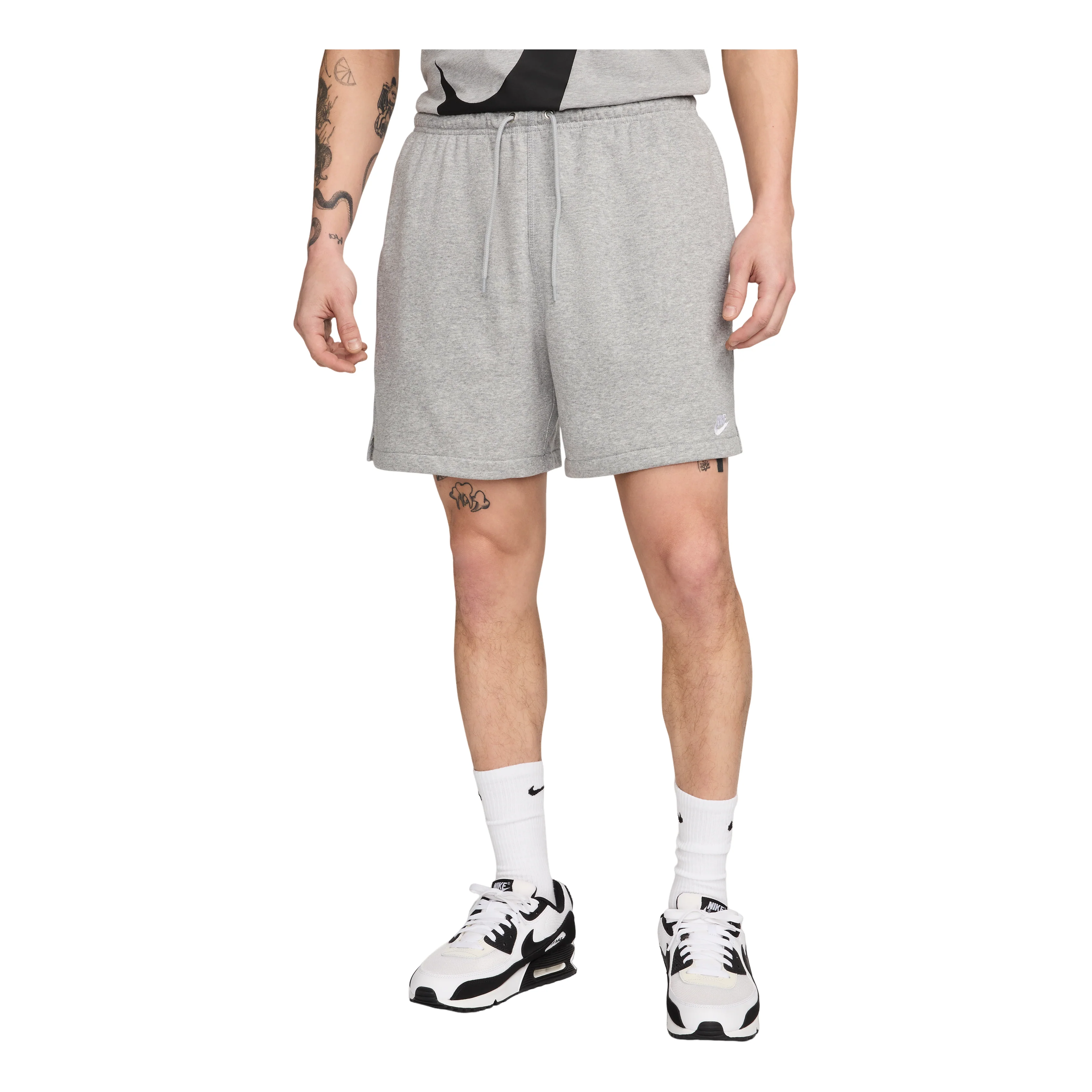 Nike Club French Terry Flow Shorts 'Dark Grey Heather' FN3521-063