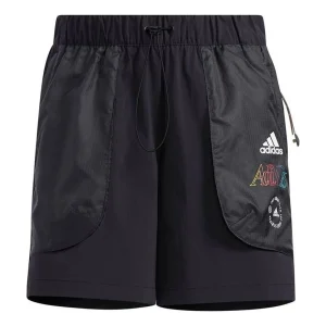 (WMNS) adidas Woven Shorts Asia Sizing 'Black' HB6596