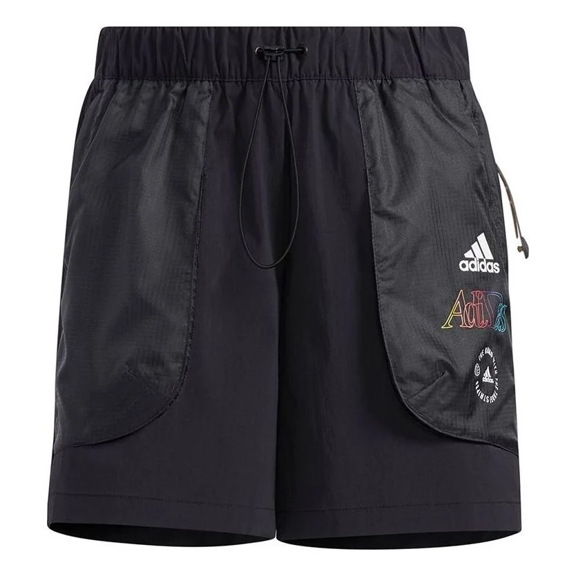 (WMNS) adidas Woven Shorts Asia Sizing 'Black' HB6596