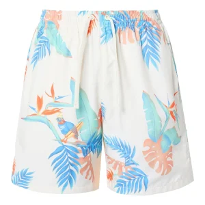 Nike Summer Floral shorts 'White & Blue' FQ0350-110