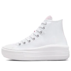 (WMNS) Converse Chuck Taylor All Star Move High 'Hybrid Floral - White Pink Foam' 571577C