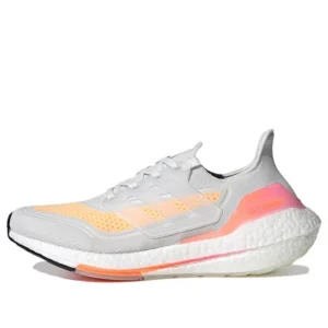 (WMNS) adidas Ultraboost 21 'White Acid Orange' FY0400