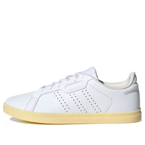 (WMNS) adidas neo Courtpoint Cl X 'White Yellow' FW7387
