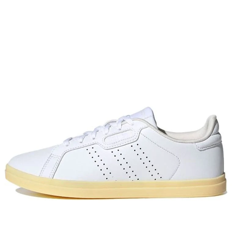(WMNS) adidas neo Courtpoint Cl X 'White Yellow' FW7387