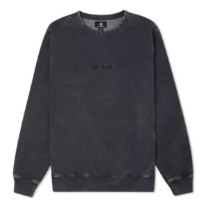 Converse Jack Purcell Pullover Crewneck Sweatshirt Asia Sizing 'Black' 10021636-A02