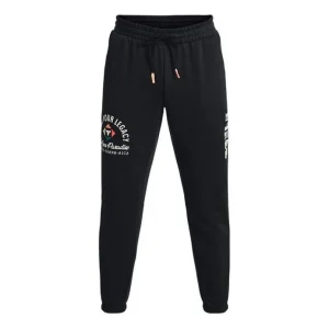 Under Armour Project Rock Heavyweight Terry Pants 'Black Ivory' 1377440-001