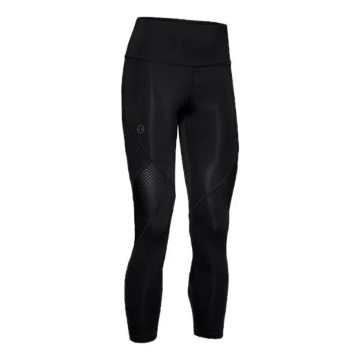 (WMNS) Under Armour UA Rush Crop Pants 'Black' 1357266-001