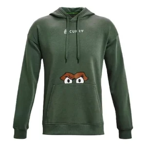 Under Armour Curry Oscar Grouchy Hoodie 'Green' 1368318-332